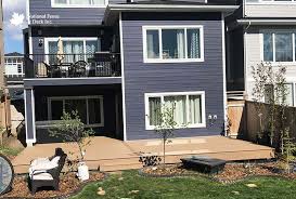 It's a great way to showcase a view or prominent landscape feature. Timbertech Coconut Husk Ground Level Deck Timbertech Pro Installers