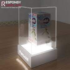 They are about 1 3/8 high, 1 1/4 wide and 3/8. China Lighting Articles For Babies Small Led Display Acrylic Display Box Counter Display Box China Babies Lighting Articles Display And Small Led Display Price