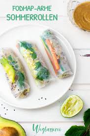 Der Erfrischender Sommer Snack Fodmap Arme Sommerrollen Rezept Sommerrollen Sommersnacks Fodmap Rezepte