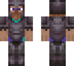 It takes a lot of game time to get netherite. Steve In Netherite Armor Minecraft Skin