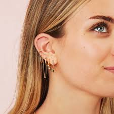 Anna Colourful Huggie Earring Stacker Set