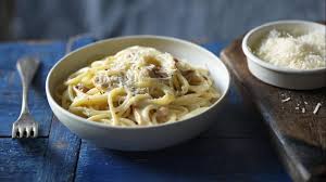 Chicken Carbonara Recipe With Images Chicken Carbonara Food Recipes Bbc Food