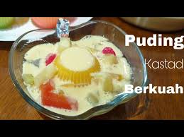 Tuangkan 1 cawan tepung kastard dan dicampurkan dengan 3 cawan air di dalam periuk atau kuali. Puding Kastad Berkuah Resepi Mudah Youtube