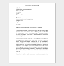 How to write a hardship letter for tuition assistance. Sponsorship Request Letter Format With 13 Sample Letters