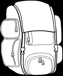 Download backpack clipart and use any clip art,coloring,png graphics in your website, document or presentation. Black Backpack Clip Art At Vector Clip Art Clipartwiz Clipartix