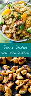 Citrus Chicken Quinoa Salad Recipe Healthy Salad Recipes Chicken Quinoa Salad Healthy
