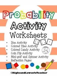 This Product Comes With 6 Different Probability Activities You Can Do In Class Each Activity Also C Probability Activities Probability Worksheets Probability
