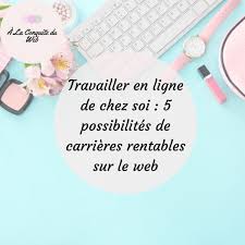 Une opportunité pour travailler sur internet. Travailler En Ligne 5 Possibilites Rentables A La Conquete Du Web