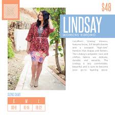 Lularoe Lindsay Sizing Chart Spring 2018 Lularoe Lindsay