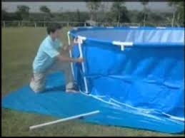 Bestway Round Steel Pro Frame Set Up Video Youtube