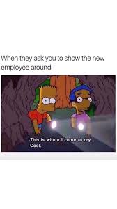Bart Simpson Meme This Is Where I Go To Cry Simpsons Meme Funny Memes Funny
