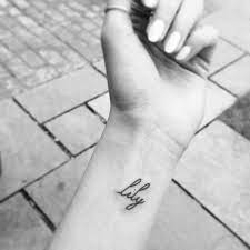 Share your name with your friends on facebook and twitter. Small Wrist Tattoo Lily Small Name Tattoo Tattoos Small Lily Tattoo