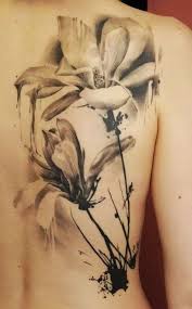 Beautiful Black And White Flower Tattoo Designs 50 Pretty Flower Tattoo Ideas For Creative Juice Black Watercolor Tattoo Black And White Flower Tattoo Pretty Flower Tattoos