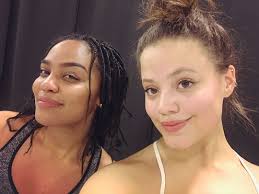 This is the real china anne mcclain instagram account!!! China On Instagram We Out Here Sweatinnn Haha Descendants3 Rehearsals Sarah Jeffery China Anne Mcclain China Anne