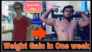 And once you have figured it out, add 500 more calories to your. How To Gain Weight In 1 Week In Hindi Simply Weight Gain 5kg In 1 Week For Boys And Girls Youtube