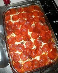 Hearty Pepperoni Pizza Casserole Recipe Recipes Food Favorite Recipes