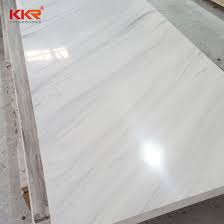 Idéal pour remplacer le carrelage ou pour transformer une baignoire en douche. Chine Kkr Imitation Marbre Artificiel De Dalle De Pierre De 100 Acrylique Pur A Surface Solide Pour Panneau Mural Salle De Bains La Vanite De Comptoir Acheter Surface Solide Sur