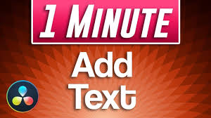 How to put a picture behind text in google slides: Davinci Resolve How To Add Text To Video Youtube