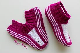 Iki Sisle Tabandan Baslanan Kolay Corap Patik Yapilisi Ceyizlik Patik Modelleri Pantufas De Trico Sapatinho De Trico Polainas De Trico