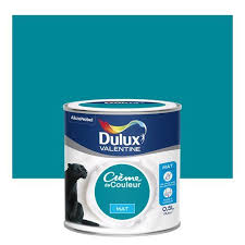 Peinture Bleu Acapulco Dulux Valentine Creme De Couleur Mat 0 5 L Peinture Vert D Eau Peinture Creme Peinture Bleu