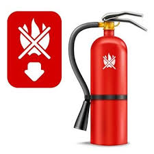 Realistic vector illustration of a fire extinguisher. Download Fire Extinguisher And Sign Isolated For Free Fire Extinguisher Extinguisher Fire Safety Tips