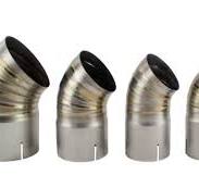 Universal Clamp on Titanium Exhaust Tip JDM Dolphins Style 63mm 76mm 89mm  102mm 114mm From $99.99-$139.99