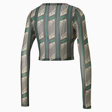 Zip up long sleeve extreme crop top. Queen Cropped Long Sleeve Women S Tee Puma Womens Styles Puma Germany