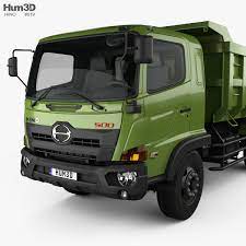 The 3d model was created on real car base. Hino 500 Fg Tipper Truck 2016 3d Model Vehicles On Hum3d