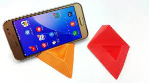 This is how to make a stand. Learn Easy Simple Origami Phone Stand How To Make Paper Mobile Holder Paper Mobile How To Make Paper Origami Easy
