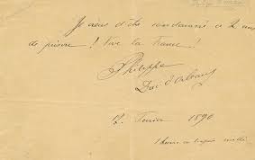 Prince philip was born on 10 june 1921, in mon repos, corfu, kingdom of greece, to prince andrew of greece and denmark and princess alice of battenberg, the eldest daughter of louis alexander mountbatten. Lot Art Prince Philippe Duke Of Orleans 1869 1926 French Noble Claimant To The Throne Of France From 18