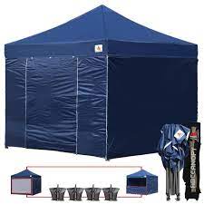 Amazon Com 18 Colors Abccanopy Commercial 10x10 Ez Pop Up Canopy Party Tent Fair Gazebo With 6 Zipped End Sidewalls And Ro Canopy Tent Canopy Shelter Tent