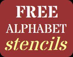 Script alphabet medium stencil (set of 26). Free Printable Stencils For Alphabet Letters Numbers Wall Painting Stencils For Free Large Letter Stencils Stencils Printables Letter Stencils