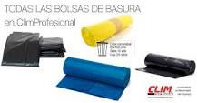 Tipos de bolsas de basura. Su grosor, colores y tamaños.