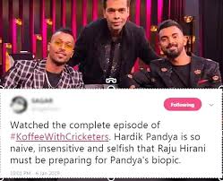Here Is Why Hardik Pandya Is Being Tagged As Misogynist Racist why hardik pandya is being tagged