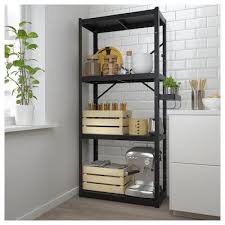 Bror Open Kast Zwart Ikea Stellingkast Ikea Kast Met Planken