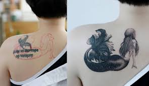 Tattoo cover ups beforehand and after before and after. Real Examples Of Cover Up Tattoos