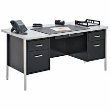 A clean and almost invisible wall for desks and countertops. Sandusky Office Desk 60 X 29 1 2 X 30 In Black 49j348 Dq6030bgn Grainger