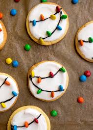 Christmas Lights Cookies With A Small Batch Of Royal Icing And Mini M Ms As Chri Christmas Sugar Cookies Christmas Cookies Easy Sugar Cookie Recipe Small Batch