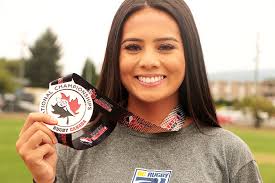 Rapid ascent: rugby players catch