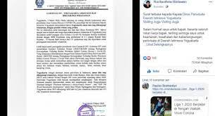 Saat ini disporapar membuka lowongan kerja terbaru dalam rangka mencari calon pegawai yang siap untuk bergabung sebagai pegawai pemerintah. Surati Dinas Pariwisata Dosen Ugm Risiko Penularan Virus Makin Besar Suara Jogja