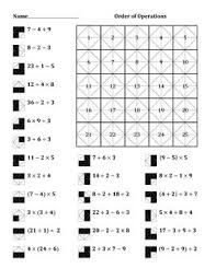 Order Of Operations Color Worksheet 2 Order Of Operations Color Worksheets Kids Math Worksheets