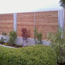 Granit Holz Edelstahl Zaun Mit Bildern Edelstahl Zaun Trennwand Garten Gartenzaun Holz