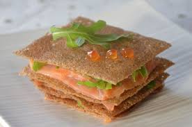 Millefeuille De Crepes Sarrasin Saumon Roquette Recette Alimentation Recette De Verrine Facile Recette