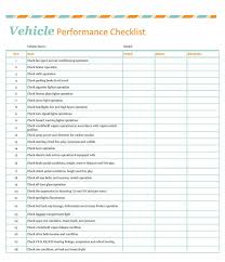 Contoh ceklist kendaraan contoh daur. 23 Vehicle Checklist Templates In Pdf Ms Word Excel