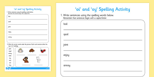 Oi oy worksheet phonics worksheets phonics jolly phonics. Oi And Oy Words Worksheet Literacy Grapheme Resource