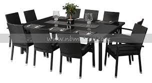 Add some simple and contemporary elegance to your home. China Mtc 085 10 Seater Rattan Dining Table And Chairs Set China Outdoor Furntiure Rattan Furntiure