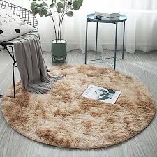 Rund Hochflor Plusch Teppiche Carpet Weich Teppich Wohnzimmer Schlafzimmer Matte Eur 17 89 Picclick De