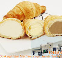 Industrial Frozen Croissant Freezer Semi-Finished Bakery Pasta-Sweet Croissant Line Danish Pastry Machine