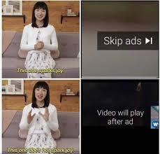 Dopl3r Com Memes Skip Ads I This One Sparks Joy Video Will Play After Ad This One Does Not Spark Joy
