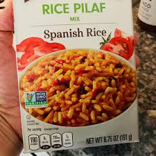 Parboiled long grain rice, orzo (macaroni product made from wheat flour), salt, autolyzed yeast extract*, onions*, garlic*, turmeric spice which imparts color. Near East Reviews Abillion